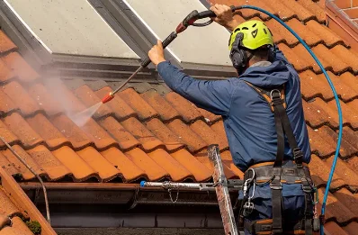 Démoussage et hydrofuge de toiture à Lanhouarneau